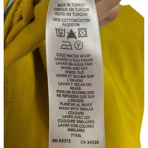 French Connection Women's Yellow Dress 100% Cotton, Embroidered Design, size 12 - Picture 8 of 8